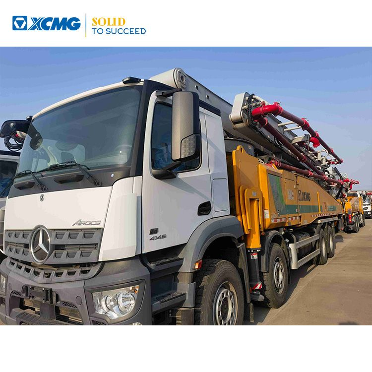 XCMG Factory 8*4 62m Second Hand Concrete Pump Truck HB62V with Mercedes-benz chassis Price